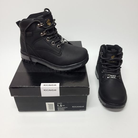 Rocawear Other - Rocawear Kids Boys Boots Size 1.5 Style Atlanta Faux Leather New In Box
